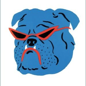 BULLDOG & BUNNY WALL ART (KRISTINA MICOTTI)